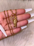 Dainty Saint Jude With Initial