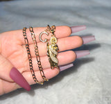 Icy San Judas & Initial (Figaro Chain)