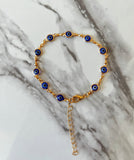 Adjustable Eye Bracelet Or Anklet (Gold)
