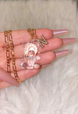 Crystal Teddy With Icy Initial