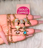 Birthstone Kids With Gold Teddy (1 Or 2 Kids)