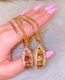 Iced Out Mary In 2 Color Choices