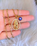 Bling Oval Mary With Eye