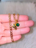 Birthstone & Teddy Necklace