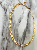 Pearl Leaf Chain