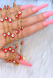 Ojo Rojo (Bracelet & Anklet)