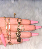 Saint Jude Necklace With Initial