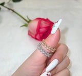 Emerald Cut Eternity Band In Gold Or Silver