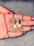 Icy Birthstone And Initial Kids (1 To 6 Kids)