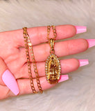 Iced Out Mary In 2 Color Choices