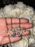 1 To 4 Letter Teddy Necklace
