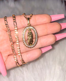 Oval Diamond Inspired Mary