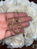Tricolor Rose Heart With 1 To 2 Letters
