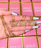 Mariposa De María Set (Figaro Chain)