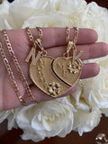 Mommy & Me Breakable Heart With 2 Letters