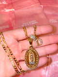 Oval Mary With Initial