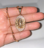 Oval Diamond Inspired Virgin Mary