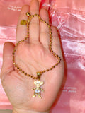 Dancing Birthstone Kid Anklet