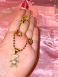 Dancing Birthstone Kid Anklet