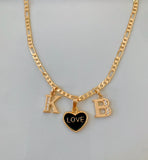 Lovers Initial Necklace