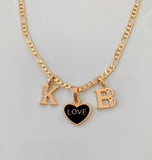 Lovers Initial Necklace