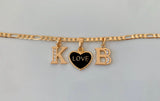 Lovers Initial Necklace