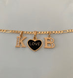 Lovers Initial Necklace