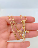 Bling Rose Cross