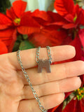 Slider Initial Necklace (Silver)