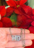Iced Out 2 To 8 Letter Necklace