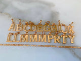 Bling Initial Necklace