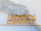 Bling Initial Necklace