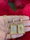 Framed Rose Necklace