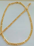 Unisex Diamond Cut Thick Figaro Bracelet Or Necklace