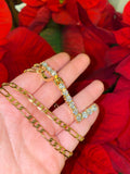 XL Iced Out Letter L Necklace