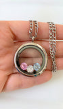 Floating Birthstone Necklace