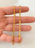 Gold Plated Youth ID Bracelet And/Or Necklace