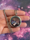 Floating Birthstone Necklace