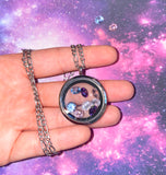 Floating Birthstone Necklace