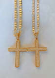 Big Bling Cross In Yellow