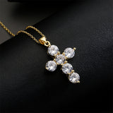 Bling Cross (Rolo Chain)