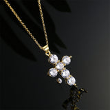 Bling Cross (Rolo Chain)