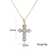 Bling Cross (Rolo Chain)