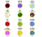Icy Initial And Birthstone Kid Necklace (1 Kid/No Ball)