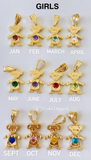 Multiple Bling Birthstone Kids Bracelet (1-6 Kids)