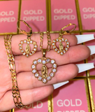 3 Piece Icy Mary Heart Bundle