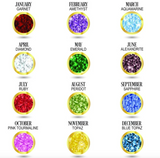 Round Saint Jude With Birthstone