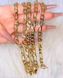 Extra Thick Men's Figaro Necklace And/Or Bracelet