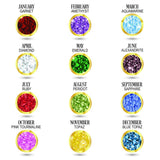 Bling Birthstone And Initial Kids (1 to 6 Kids)