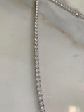 Iced Out Cross In White With Optional Bracelet